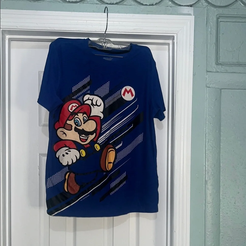 Old Navy Blue Mario Kids T-Shirt